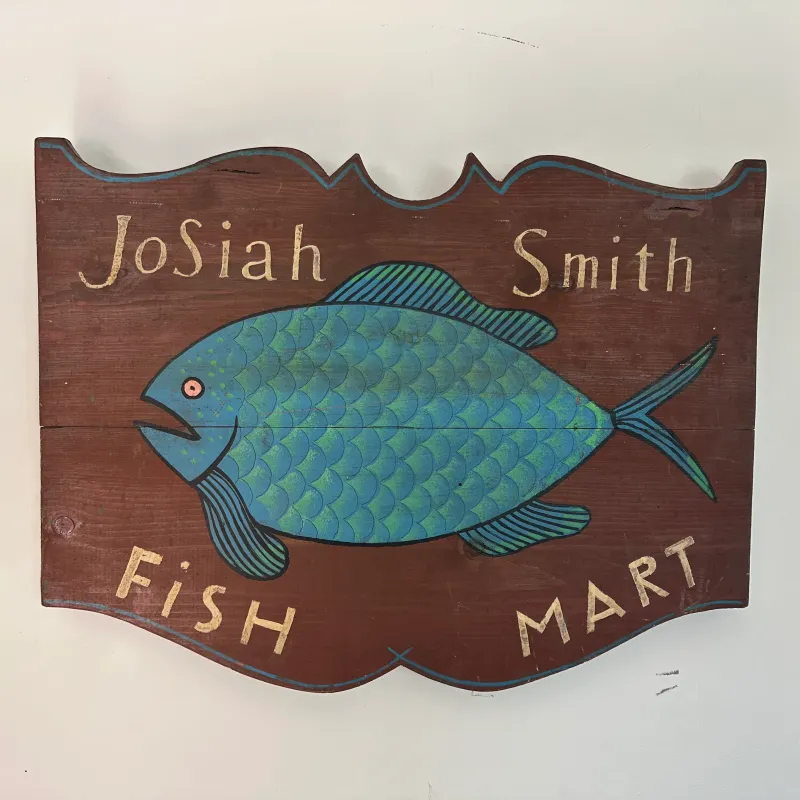American Folk Art style Sign. C1960