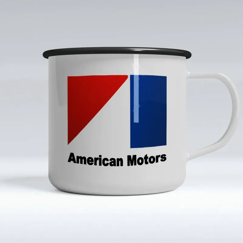 American Motors Enamel Mug Brushed Nickel