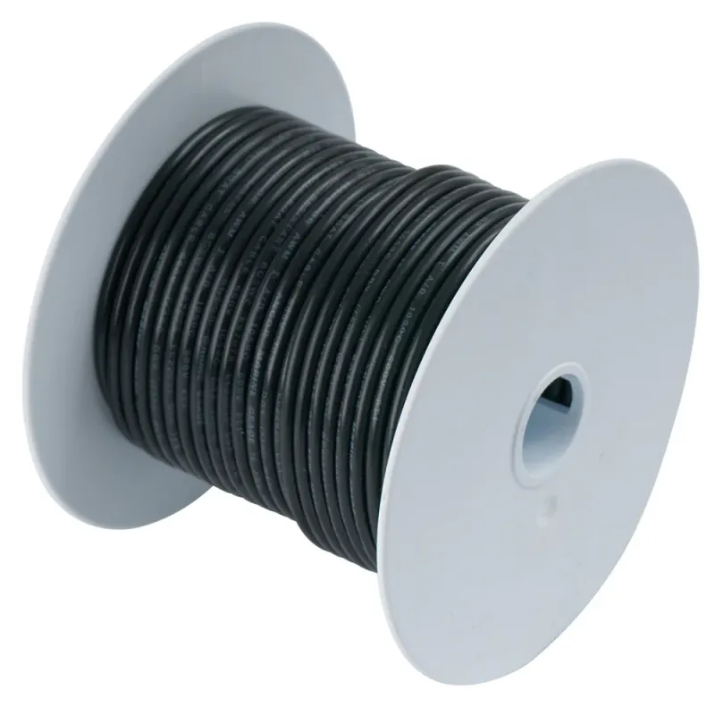 Ancor Charcoal 6 AWG Tinned Copper Wire - 50' [112005]