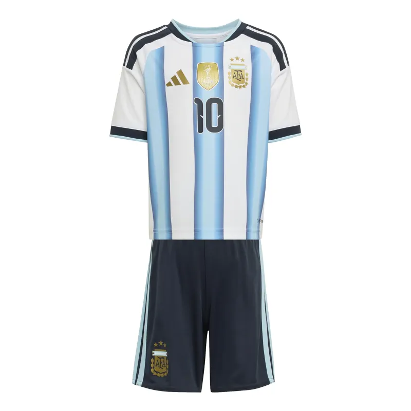 Argentina 26 Home Messi Football Pocket Kit