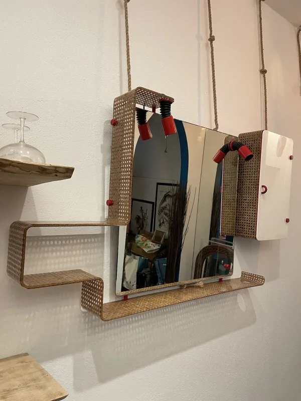 Arredamento completo bagno specchiera anni ‘70