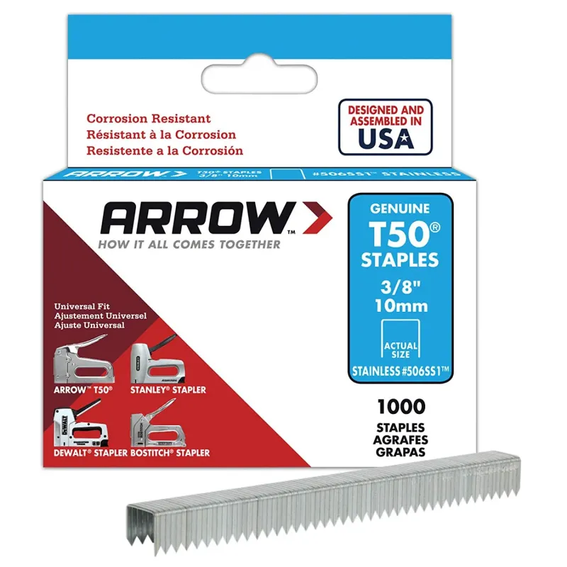 Arrow T50 Staples | Lifetime Warranty