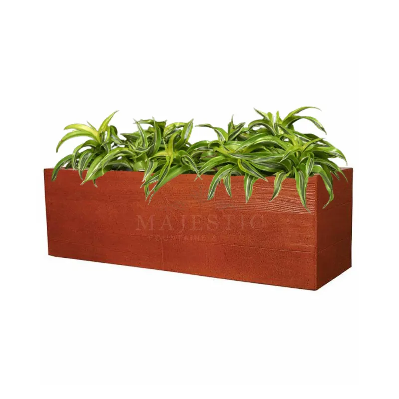 Aspen Rectangle Low Planter
