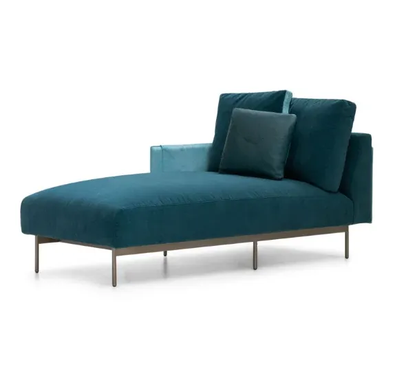 ASTON MARTIN HOME | V215 LEATHER AND FABRIC DORMEUSE | $23,250