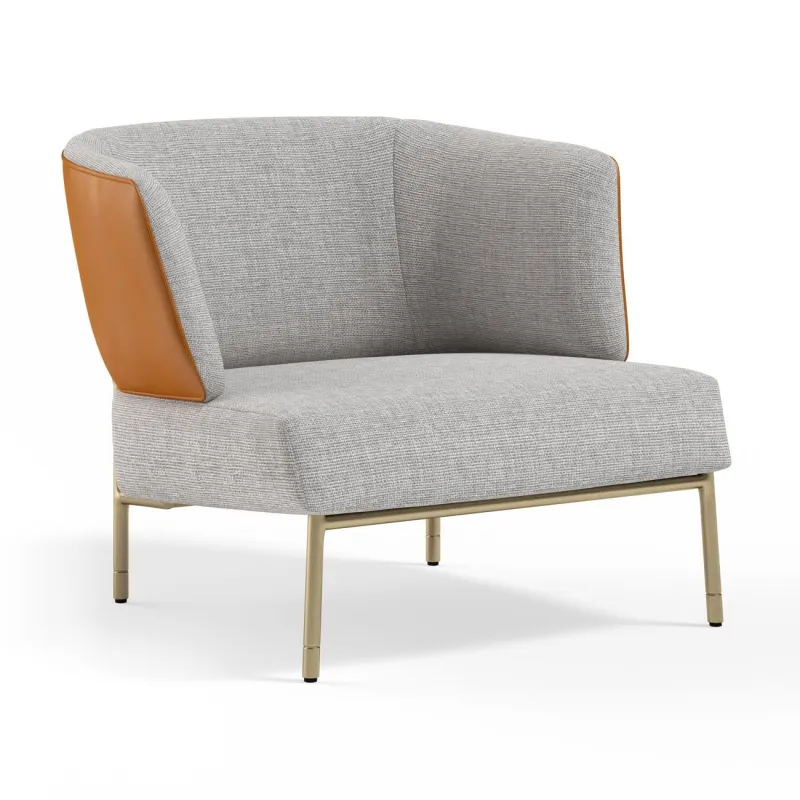 ASTON MARTIN HOME | V244 LEATHER AND FABRIC LOUNGE CHAIR | $11,850.00