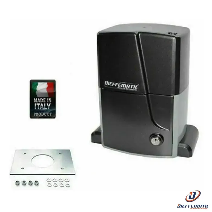 Attuatore Motore Cancello Scorrevole 2000 Kg 230V Bagno D'Olio Uso Condominiale