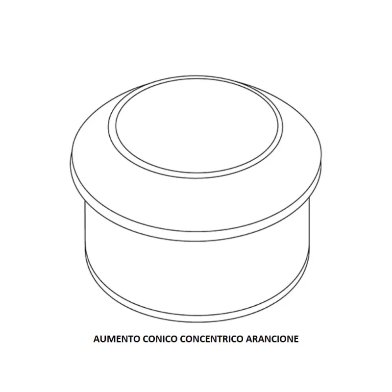 AUMENTO CONICO CONCENTRICO ARANCIONE Work Light