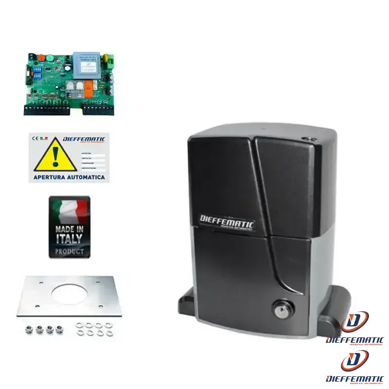 Automazione Motore Cancello Scorrevole 2000kg 230v Bagno D'olio Uso Condominiale