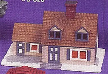 B325 Village House Porcelain Molds