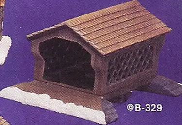 B329 Village Covered Bridge.. Clay Molds