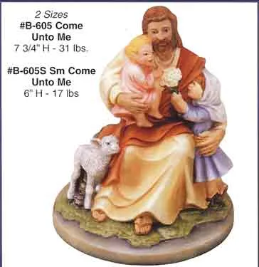 B605 Come Unto Me Earthenware Molds - 20V