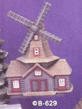 B629 Village Windmill.. Clay Molds Electricians
