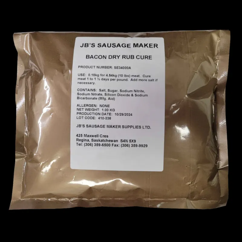 Bacon Dry Rub Cure - 20V