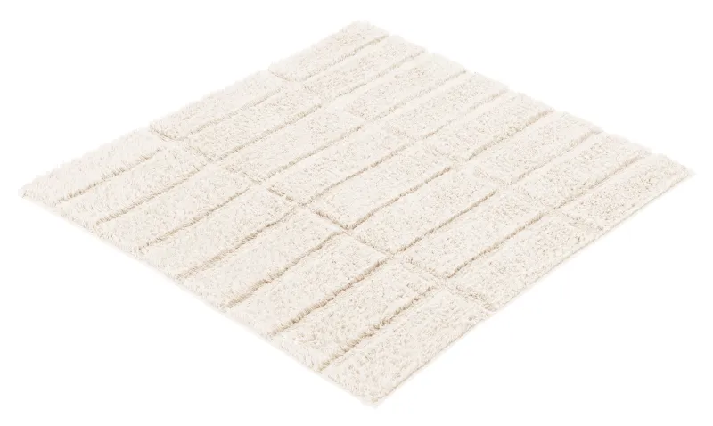Badteppich TILES Natur 60 x 60 cm