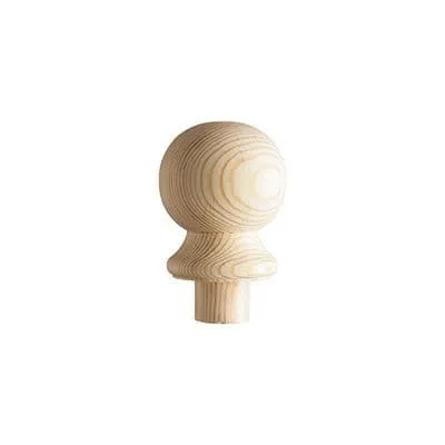 Ball Newel Cap Pinewood