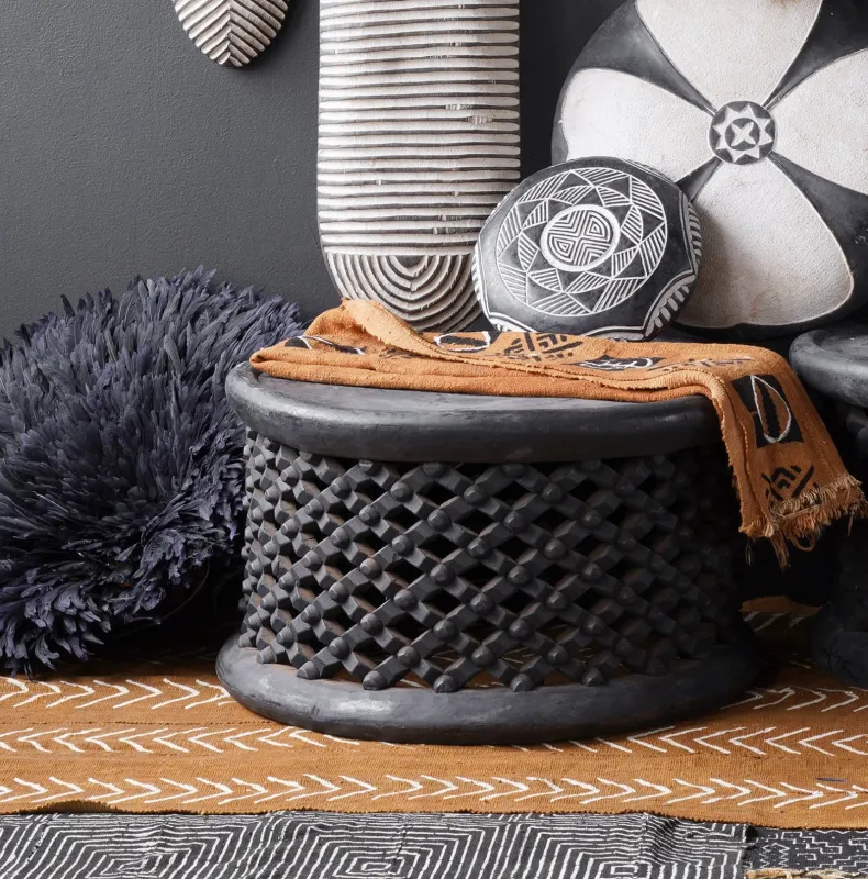 Bamileke Spider Stool Table Home & Workshop