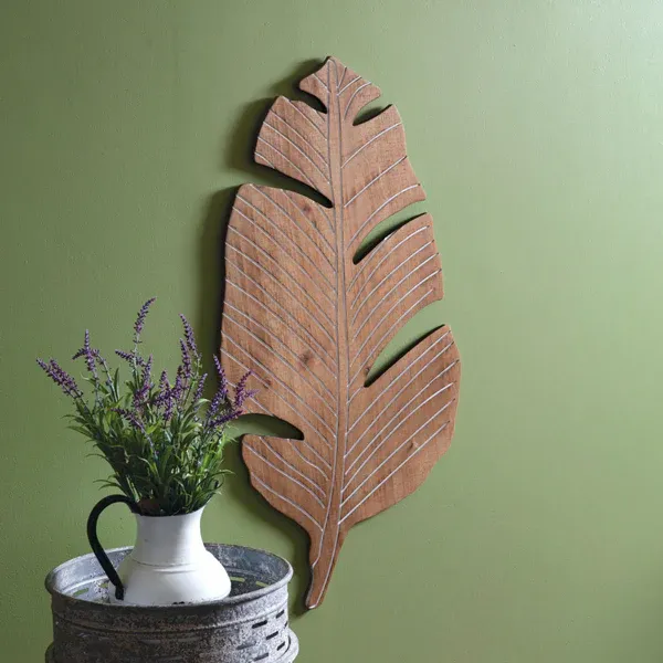 Banana Leaf Wood Wall Decor DIY Projects