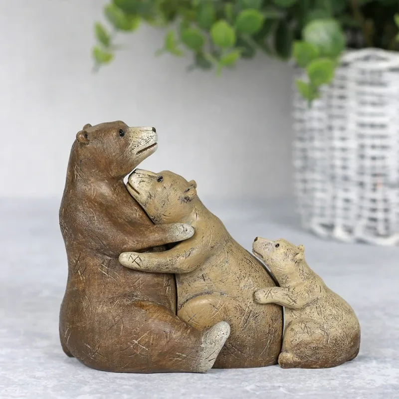 Bear Family Ornament Drywall Installation