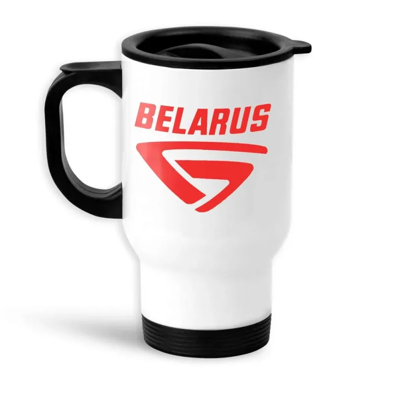 Belarus Thermos Mug Pearl