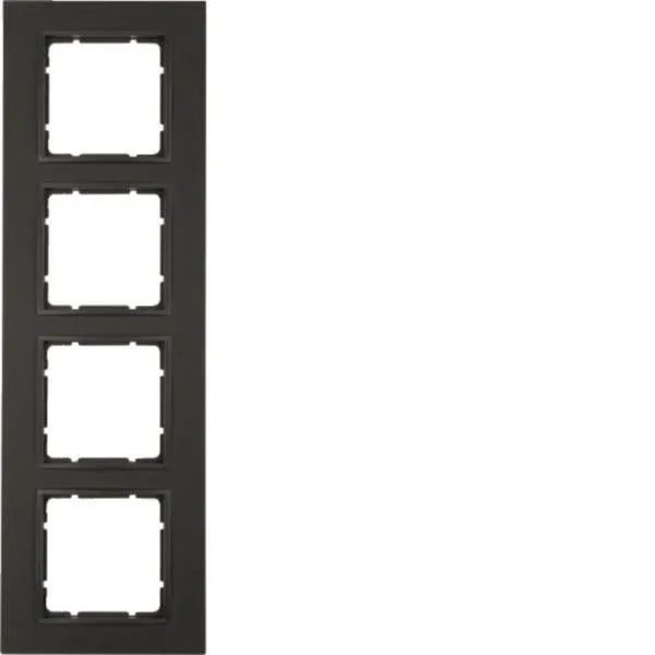 Berker B7 Rahmen 10146626 4fach anthrazit matt