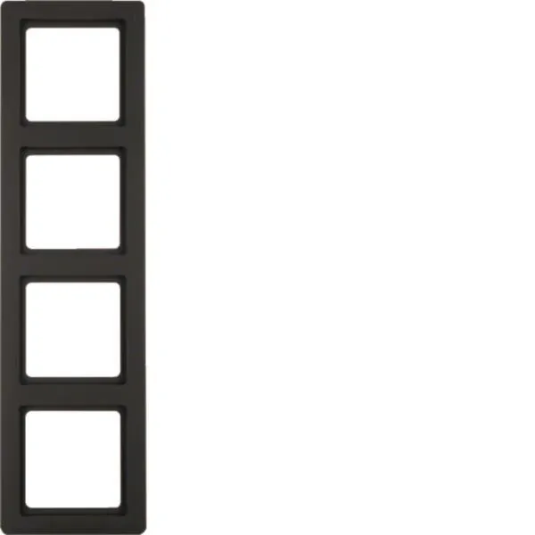 Berker Rahmen Q.1 4-fach 10146086 samt anthrazit,