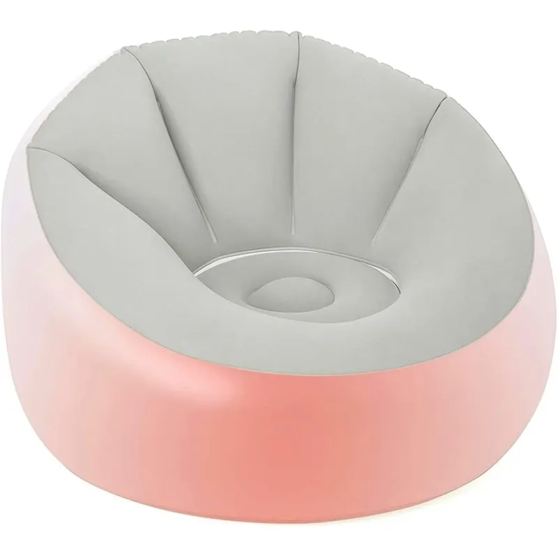 Bestway 75086 Poltrona Gonfiabile Blush, Luce LED Integrata