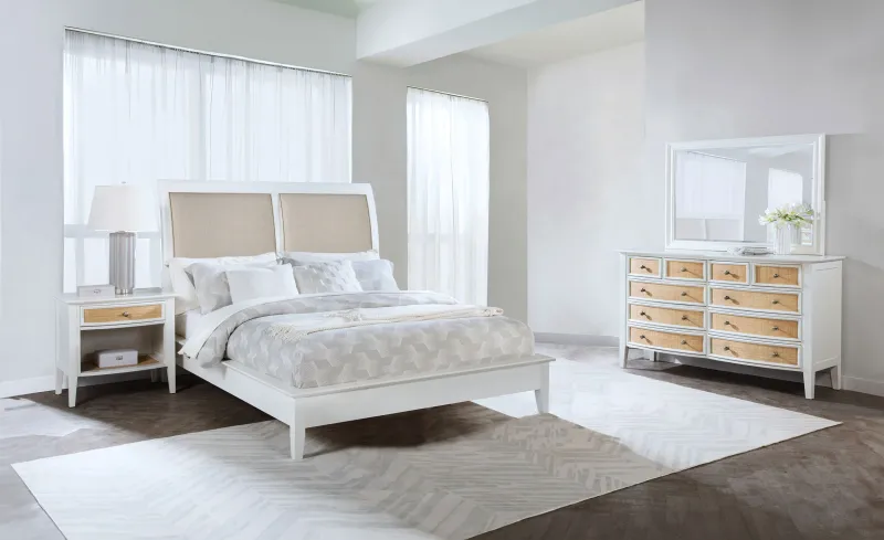 Bexhill 4-piece Queen Bedroom Set Ivory