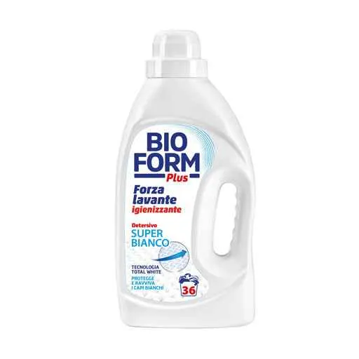 Bioform Plus Detersivo Bucato Capi Bianchi 1.625 Lt | Lifetime Warranty
