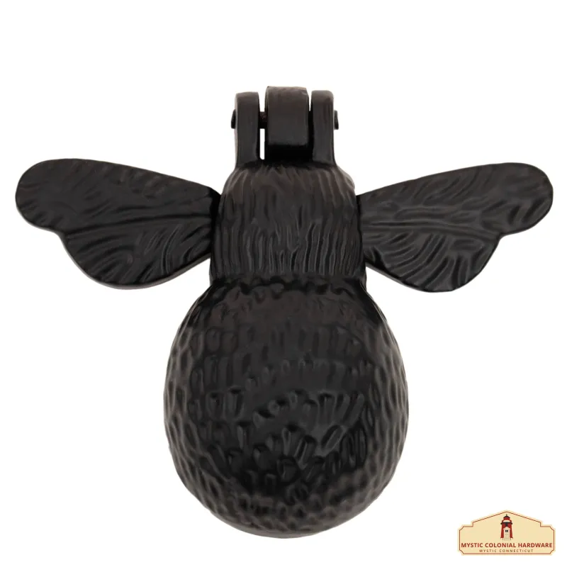 Black Bumblebee Door Knocker Front Door 4.3 X 4.9 Inch.Handmade Delightful Detail, Sturdy & Durable at Affordable Price. D...