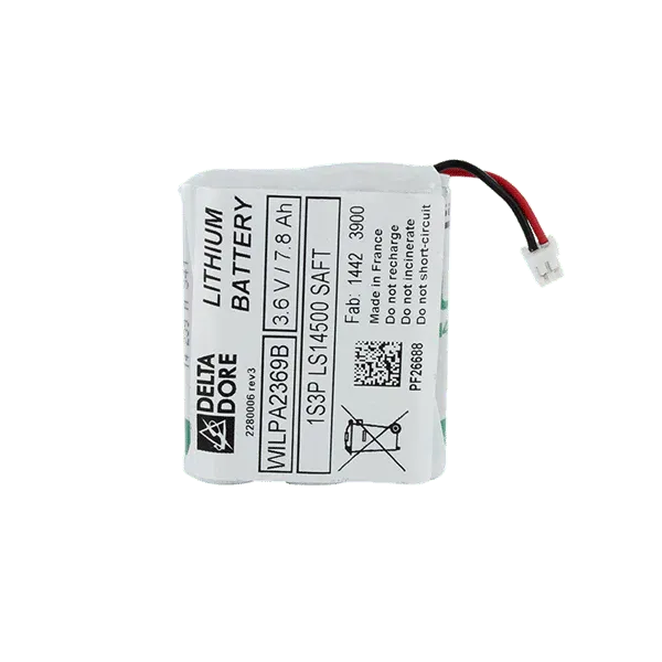 Bloc pile lithium pour clavier CLT 8000 Tyxal+ DELTA DORE 6416223