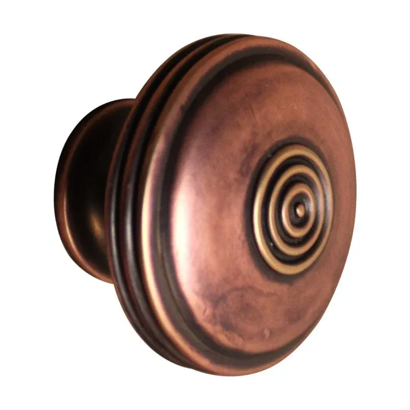 Bloxwich Large 40mm Cupboard Knob Aged Warm finish
