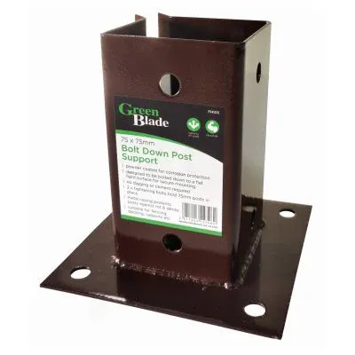 BOLT DOWN POST SUPPORT 75X75MM - 2600755