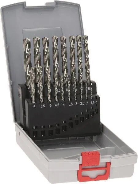 Bosch HSS-G Spiralbohrer-Kassette 19tlg. 1-10mm 2608587013