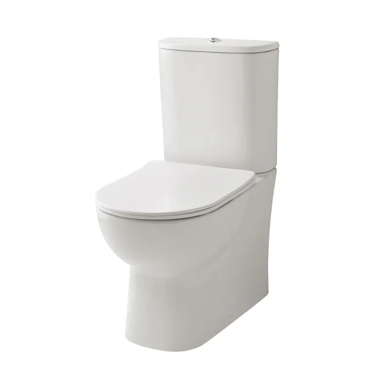 Boston Entirely Shrouded Rimless Close Couple Pan, Cistern & Seat
