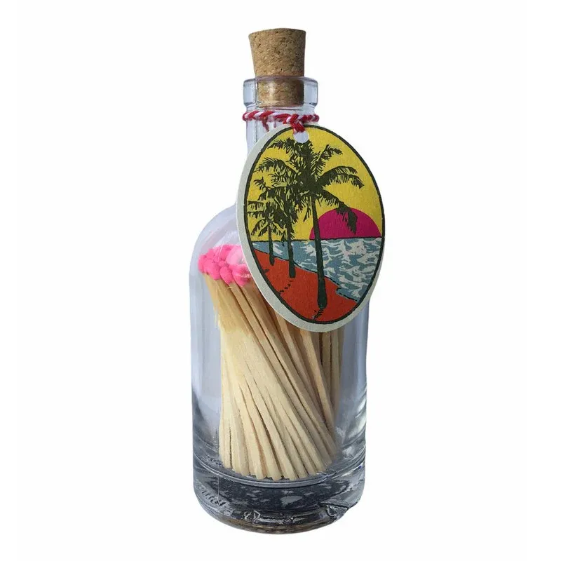 Bottle Goes Palm Tree