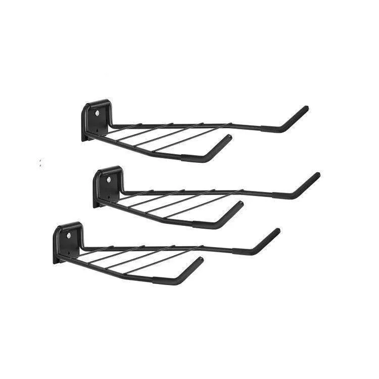 3 Bracket-mounted Bike Hanger Black