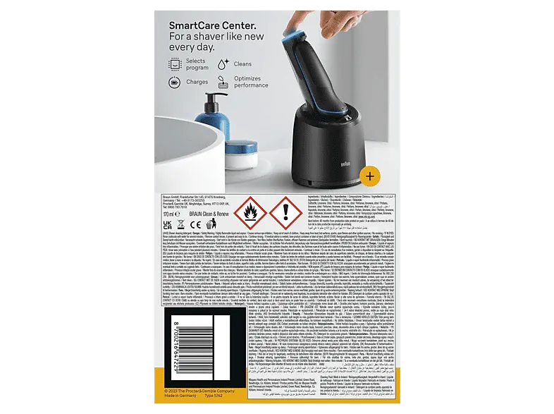 BRAUN Rasoir 52-B7650cc Noir