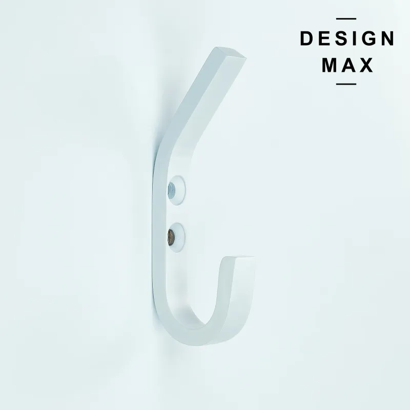 Breslin J White Plain Brass Mudroom Wall Hook