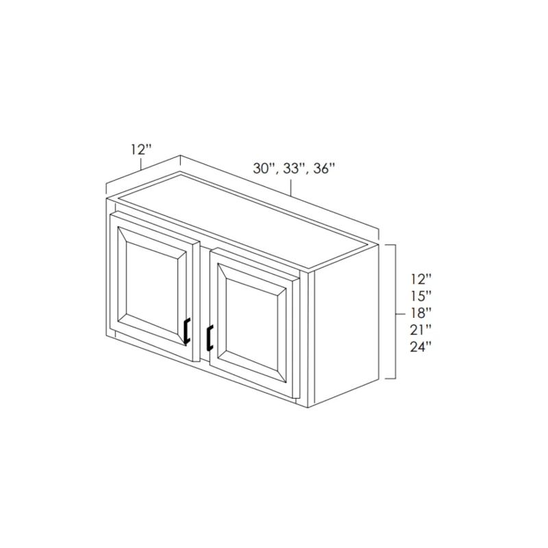 30" Bridge Cabinets Kitchen Cabinet Platinum Shaker | Variable Speed | Overload Protection