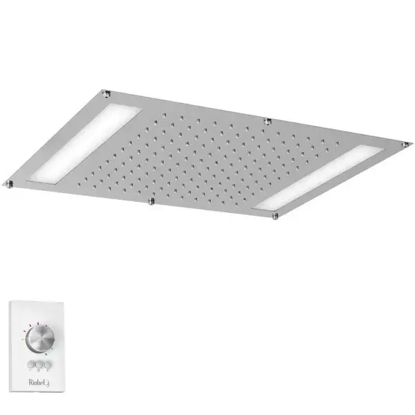 22" x 16 1/2" Built- Showerhead Led Portable