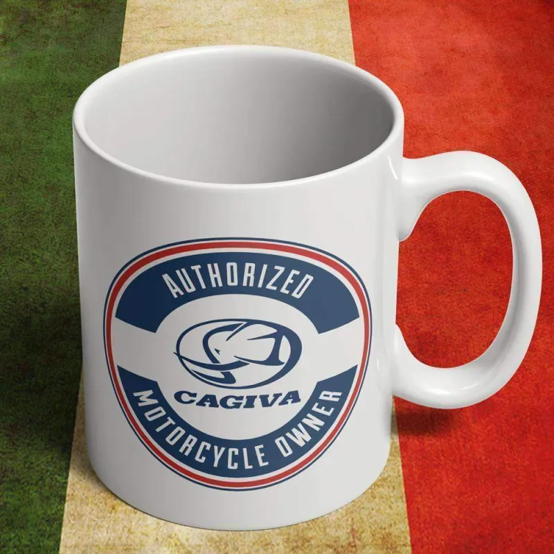 Cagiva Authorized Owner Stoneware Mug