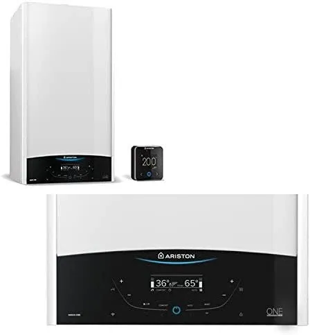 Caldaia Condensazione Ariston Genus One+ Net 30 KW GPL Cod. 3301775 Wi-Fi Incluso - Completa Di Kit Per Scarico Fumi