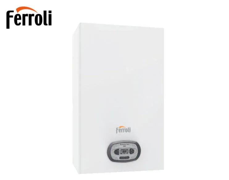 Caldaia Condensazione Ferroli Bluehelix Tech RRT 24 C GPL Cod. 0T3B2BWA 24 kW - Completa Di Kit Scarico Fumi