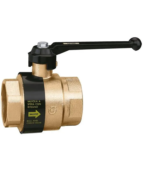 CALEFFI Valvola leva FF con ritegno da 1"1/4