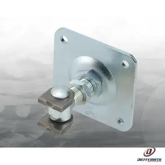 Cardine Con Alette Saldare Piastra Controdado 878 M22 Per Cancello Battente Ante