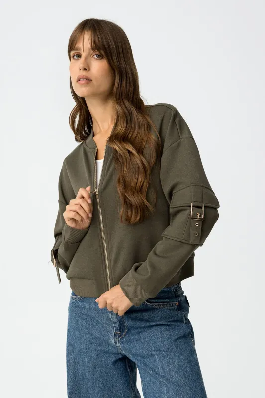 Casaco Bomber de Malha Made USA