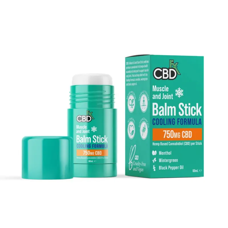 CBDfx | Muscle & Joint CBD Balm Stick Chilling Formula 750mg | 62ml