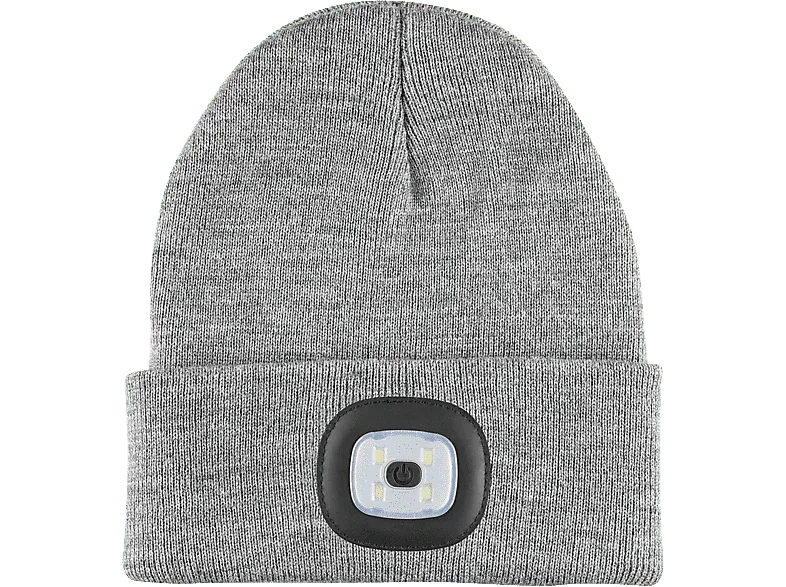 CELLULARLINE Bonnet avec lampe frontale Gris (LEDLIGHTCAPWINTERD) - 20V
