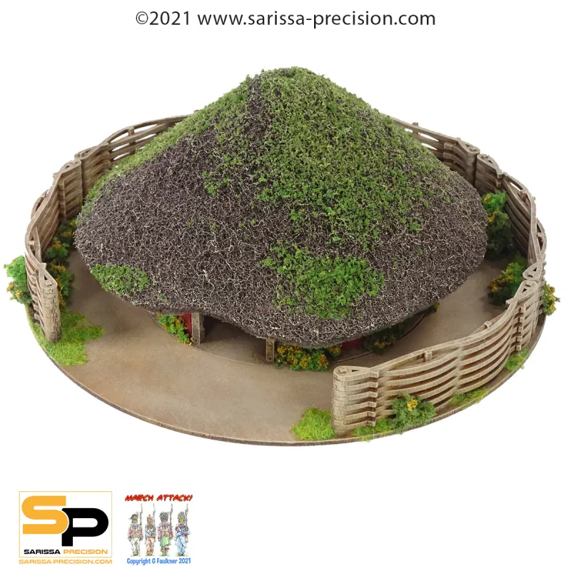 Celt Chieftains Round House & Corral Place Easy Installation