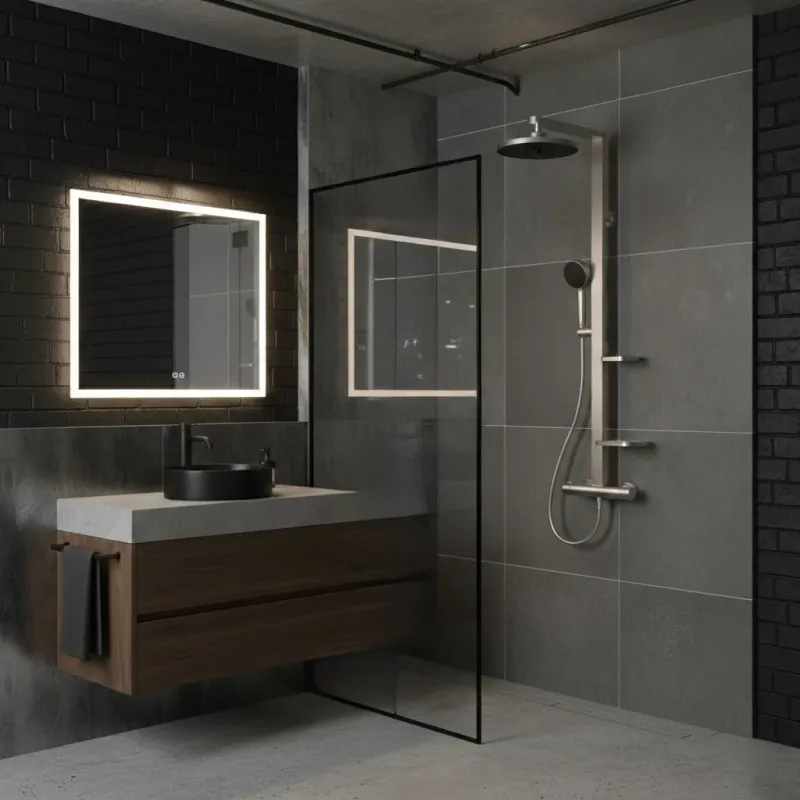 Ceratherm Alu+ Binary Shower System (Satin Chrome)